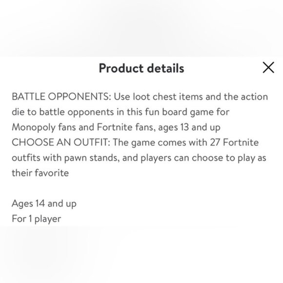 Monopoly Fortnite NEW Board Game Gift Present Christmas Birthday Kids Gaming Box - Picture 12 of 12
